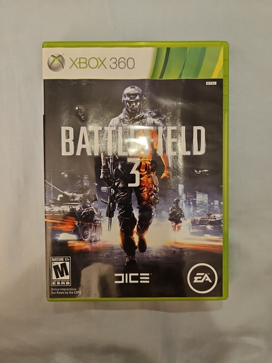 Battlefield 3 (Microsoft Xbox 360, 2011)CIB