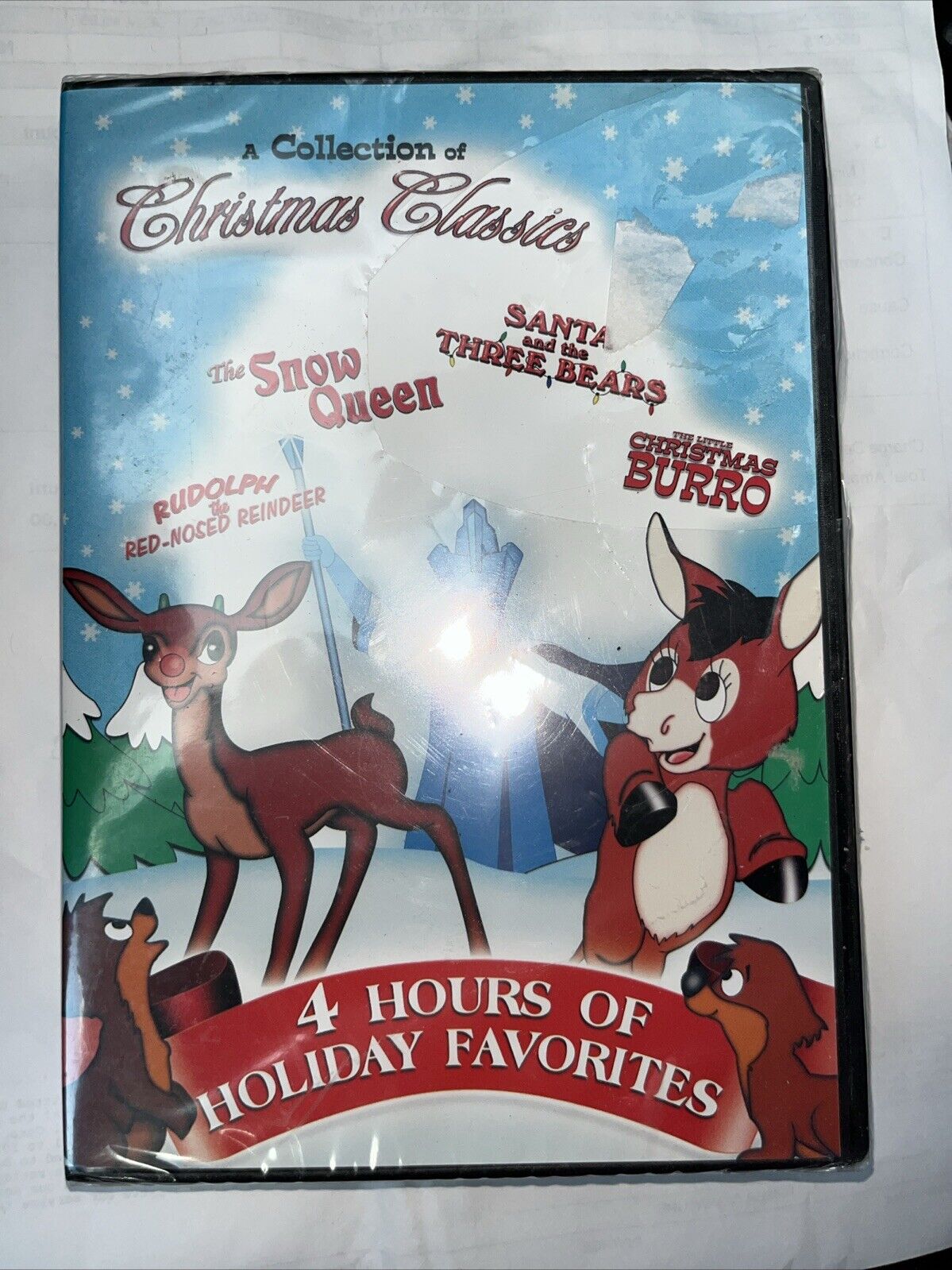 DVD Collection of Christmas Classics 2008 Rudolph Snow Queen Christmas Burro