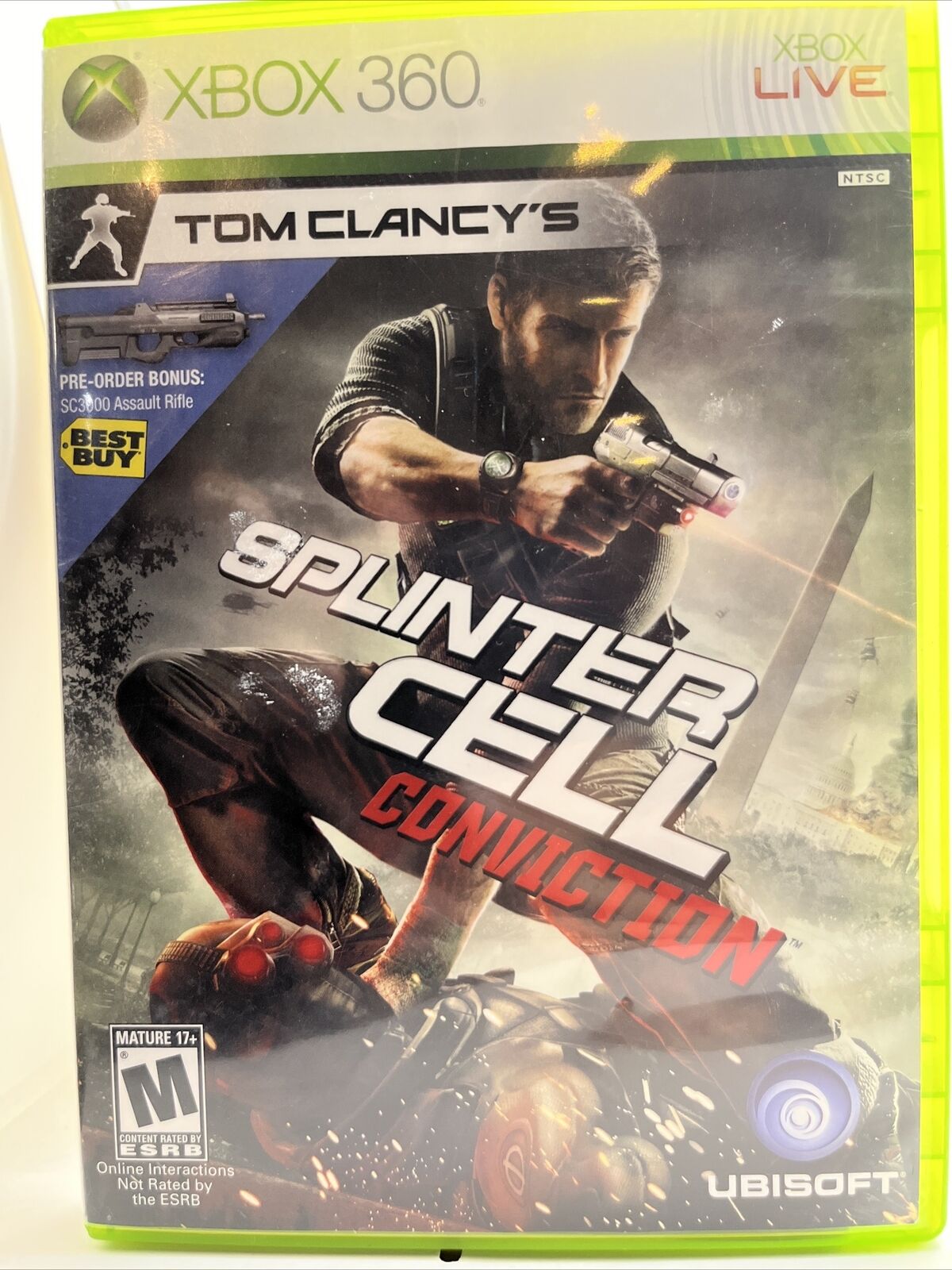Splinter Cell Conviction Xbox 360 Game Papers Tested Working Best Buy Clean Disc