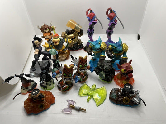 Broken Limbs And Weapons Skylanders Figurines