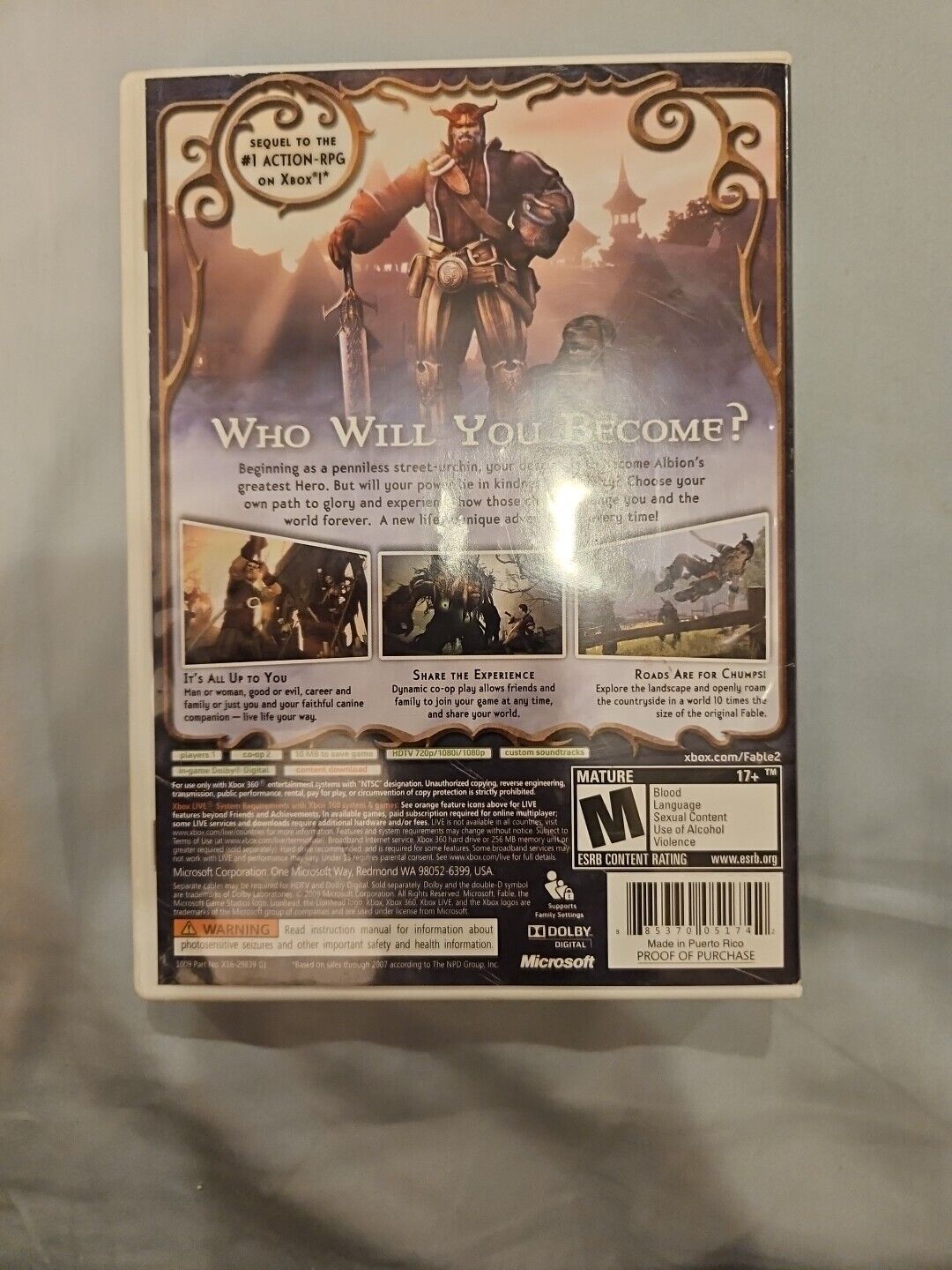 Fable II  (Xbox 360) With manual. Tested