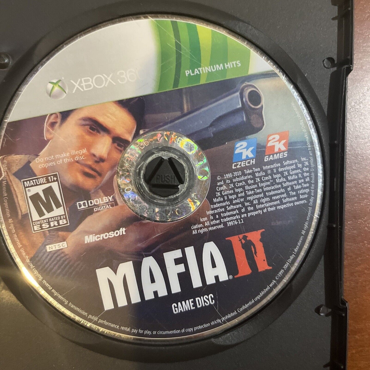 Mafia II (Xbox 360) New Case. Tested. Generic Artwork. ￼