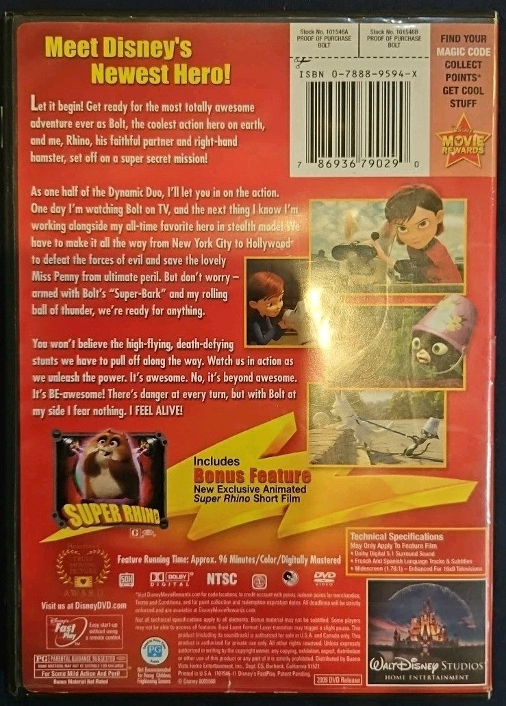 Bolt (DVD, 2008)