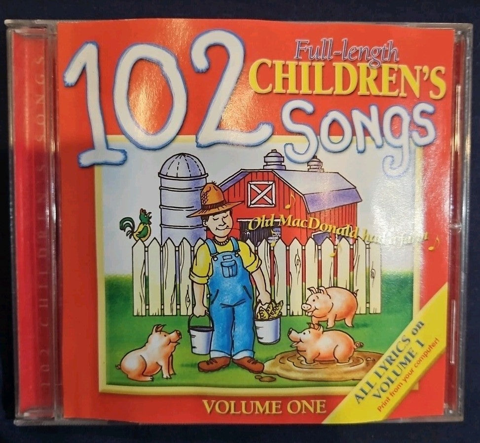 102 Full- Length Children's Songs Volume 1 (CD)