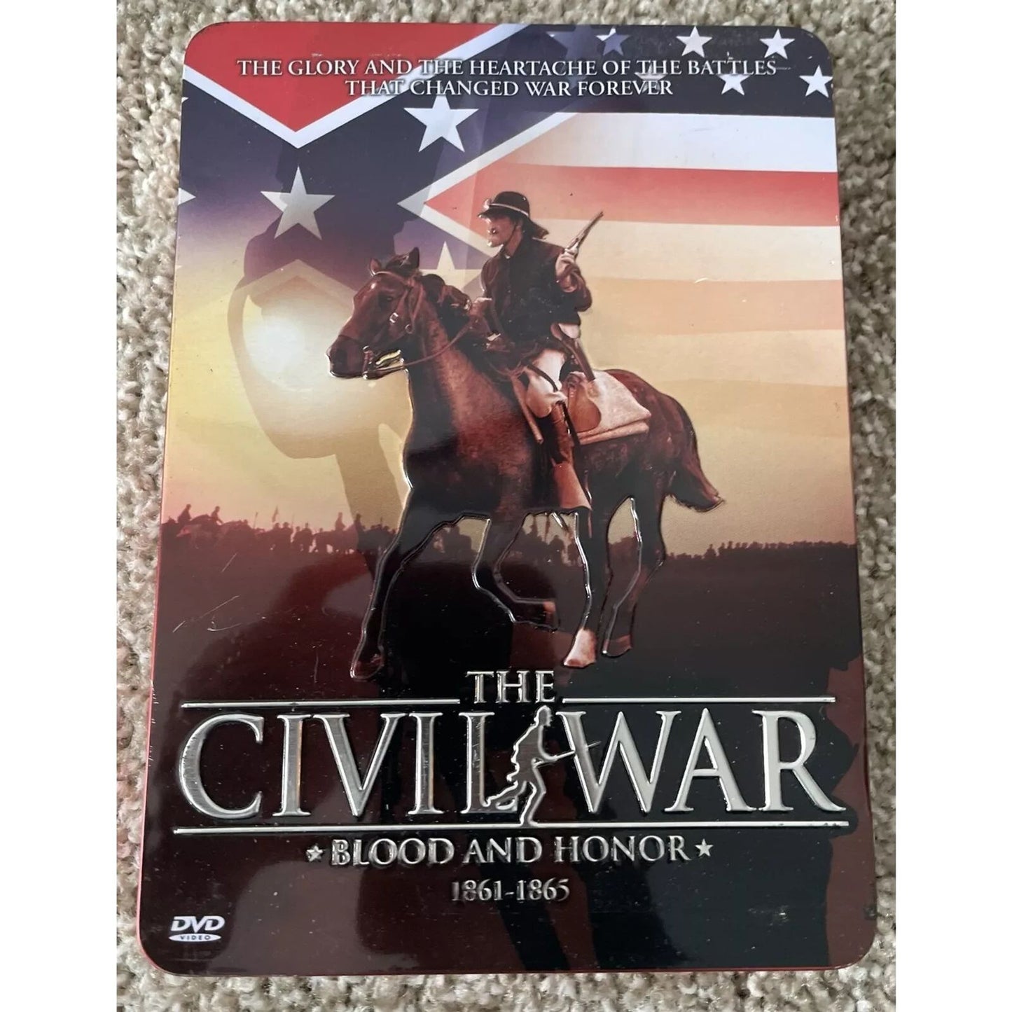 The Civil War *Blood and Honor* (3 DVDs in Tin Case) Tested. No scratches. CIB