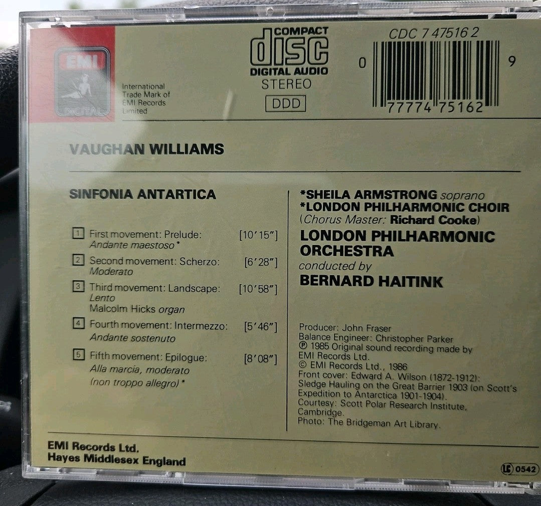 Vaughan Williams: Symphony No. 7- Sinfonia Antartica - Sheila Armstrong - au...