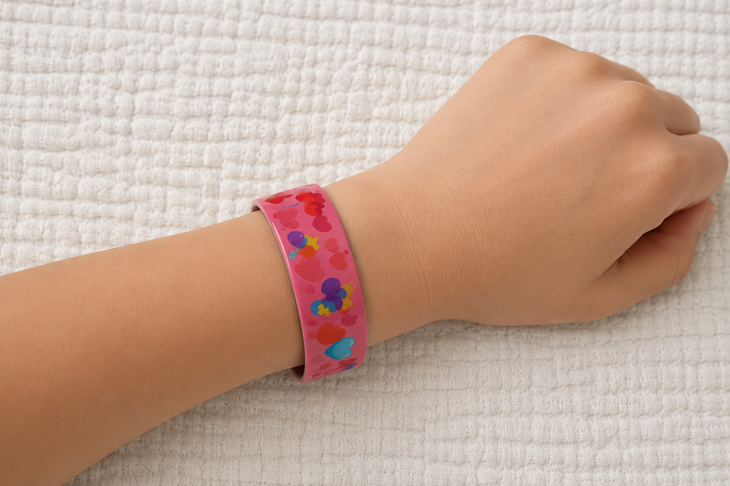 Slap Band Slap Bracelet  Vinyl Coated