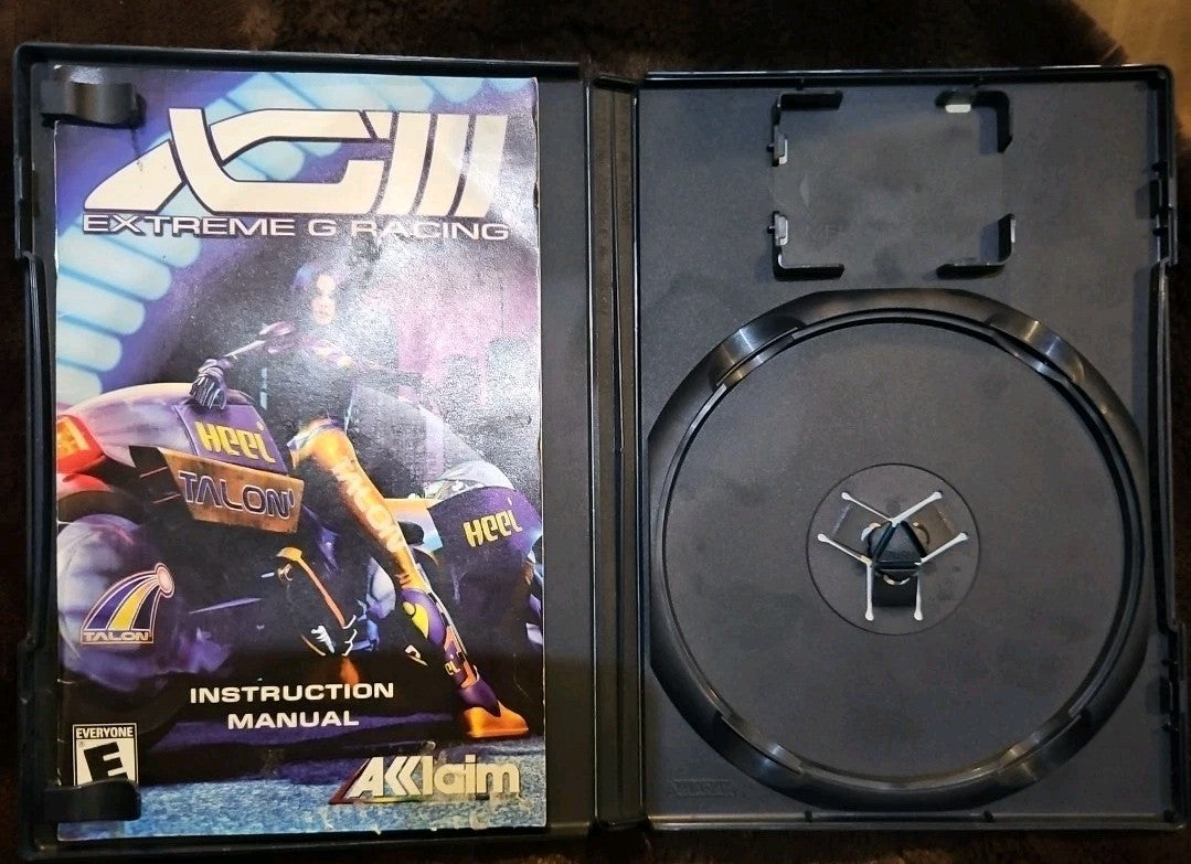XGIII: Extreme G Racing (PS2) No Game. Case + Artwork + Manual ONLY