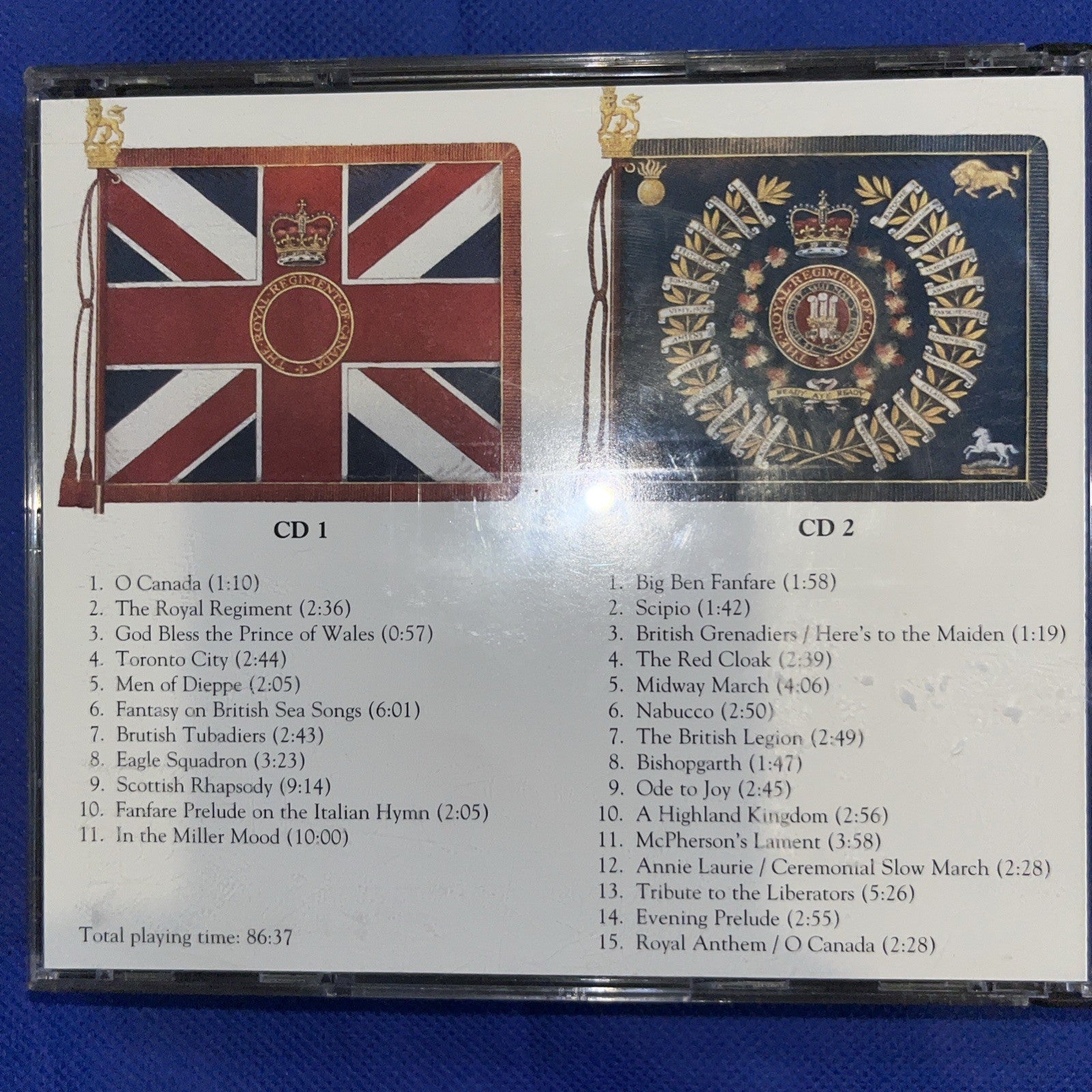 Footsteps In Time The Royal Regiment Of Canada. (CD) 2-Disc