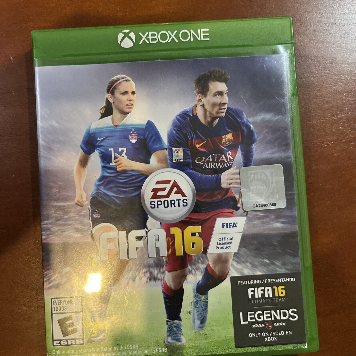 Fifa 16 -  Xbox One - New Case. Tested. No Scratches. Resealed. ￼