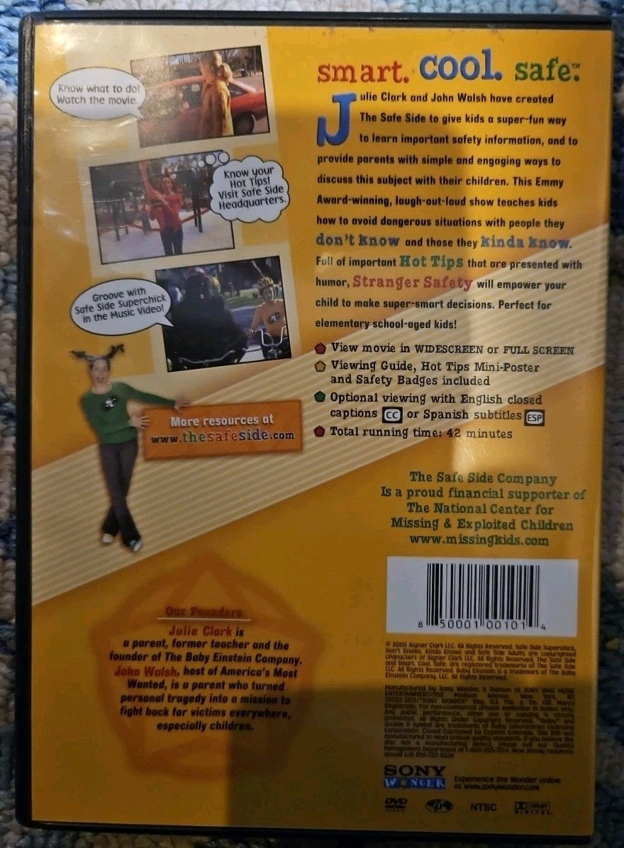 The Safe Side - Stranger Safety (DVD, 2005) New Sealed