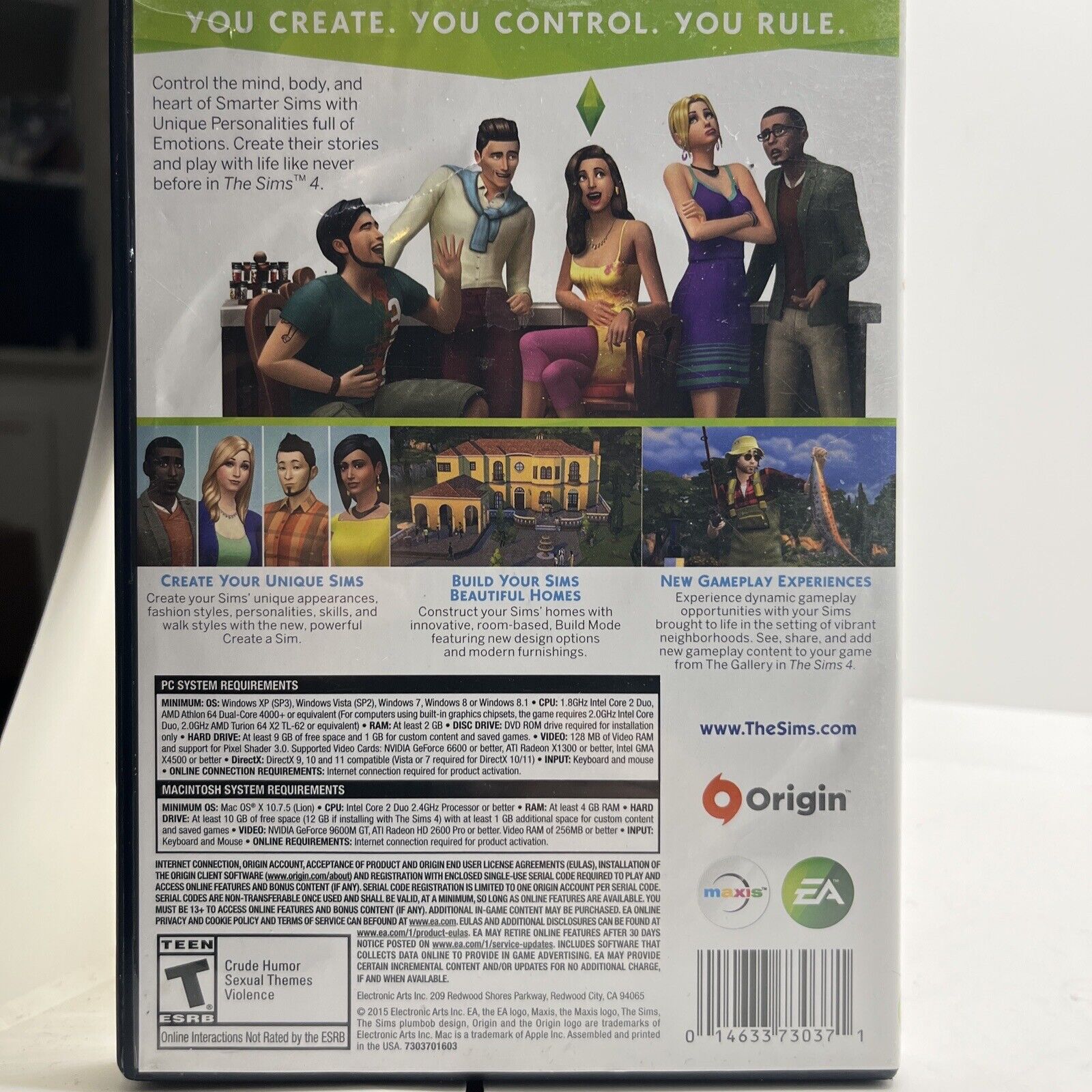 The Sims 4 - PC DISC 2 ONLY