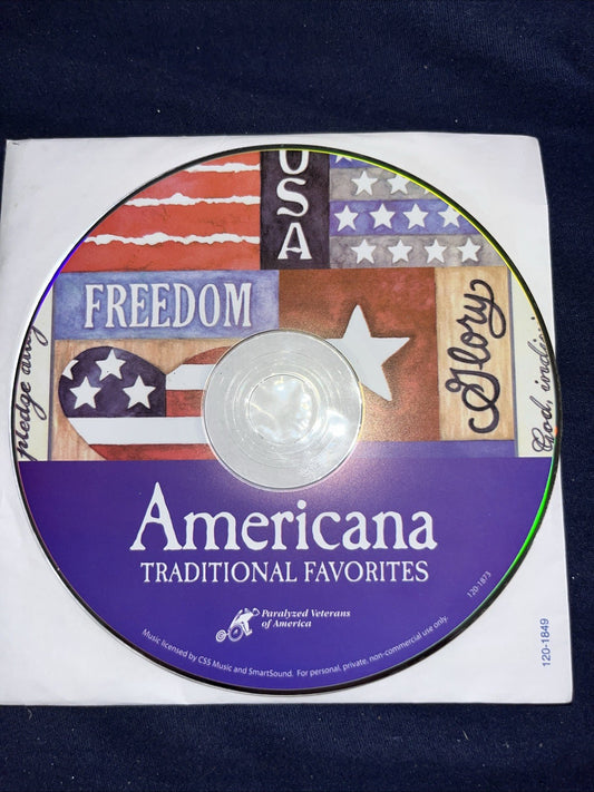 Americana Traditional Favorites (CD) Disc Only. Tested. No scratches