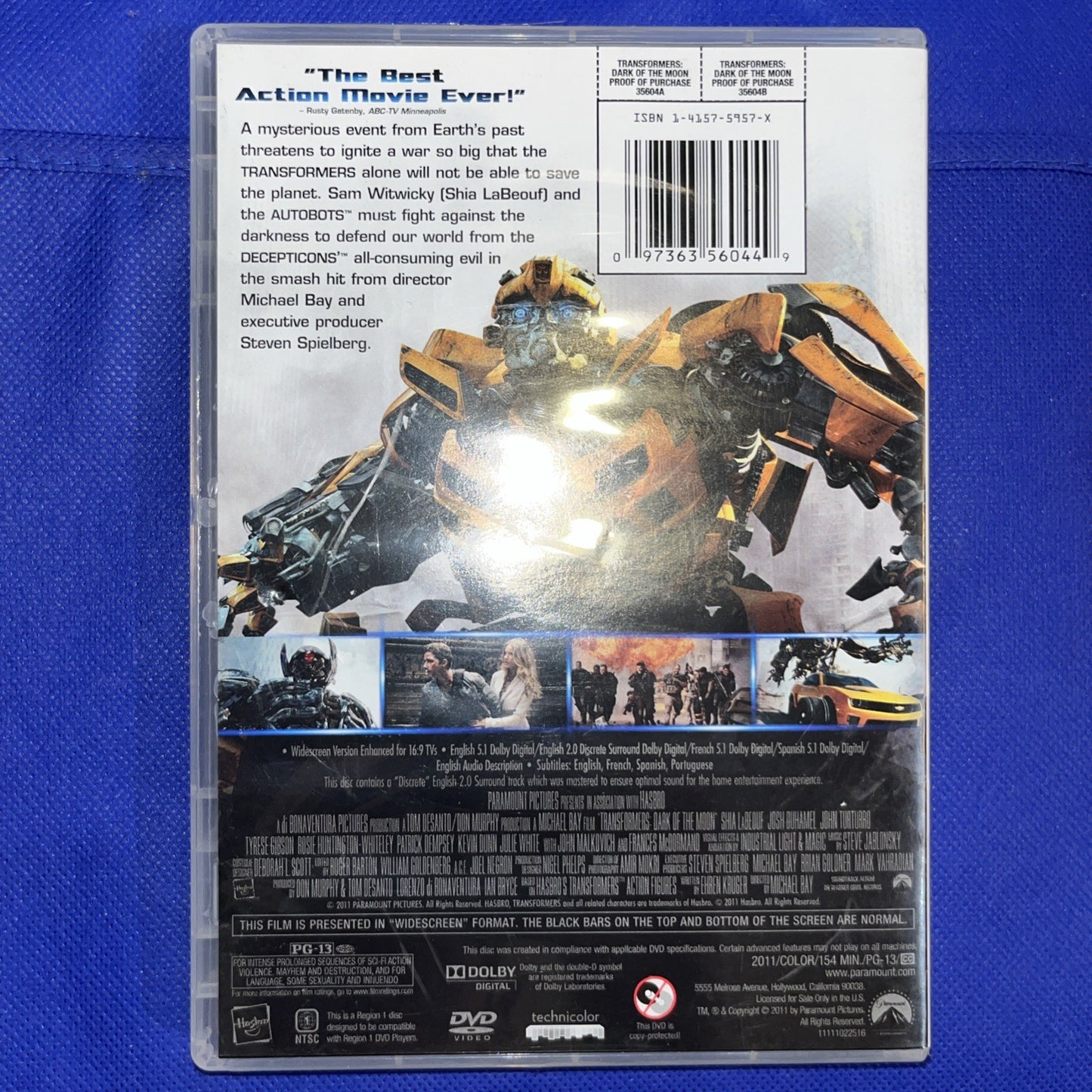 Transformers: Dark of the Moon (DVD, 2011)