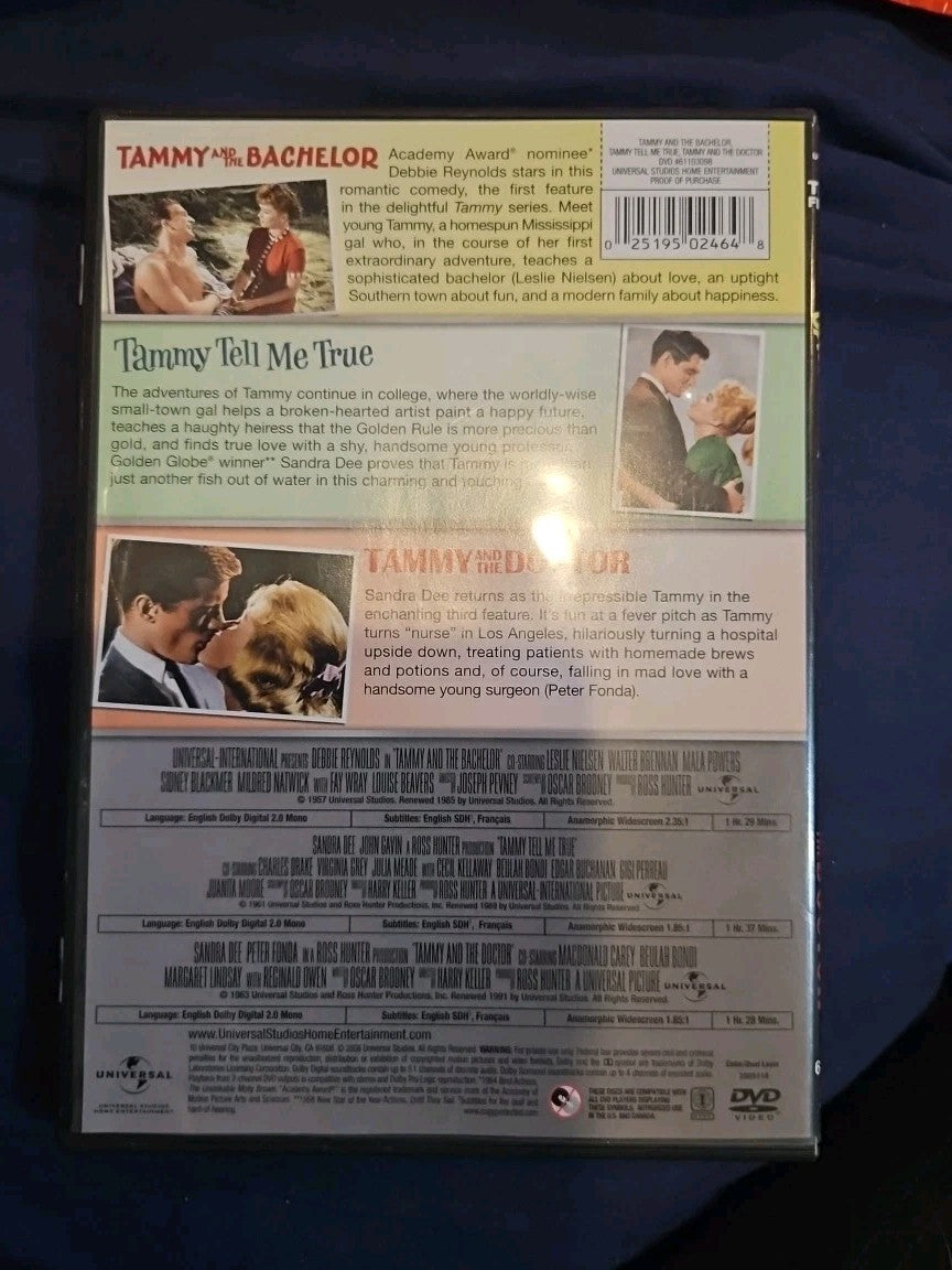 Tammy Triple Feature (Tammy and the Bachelor / Tammy Tell Me True / Tammy and...