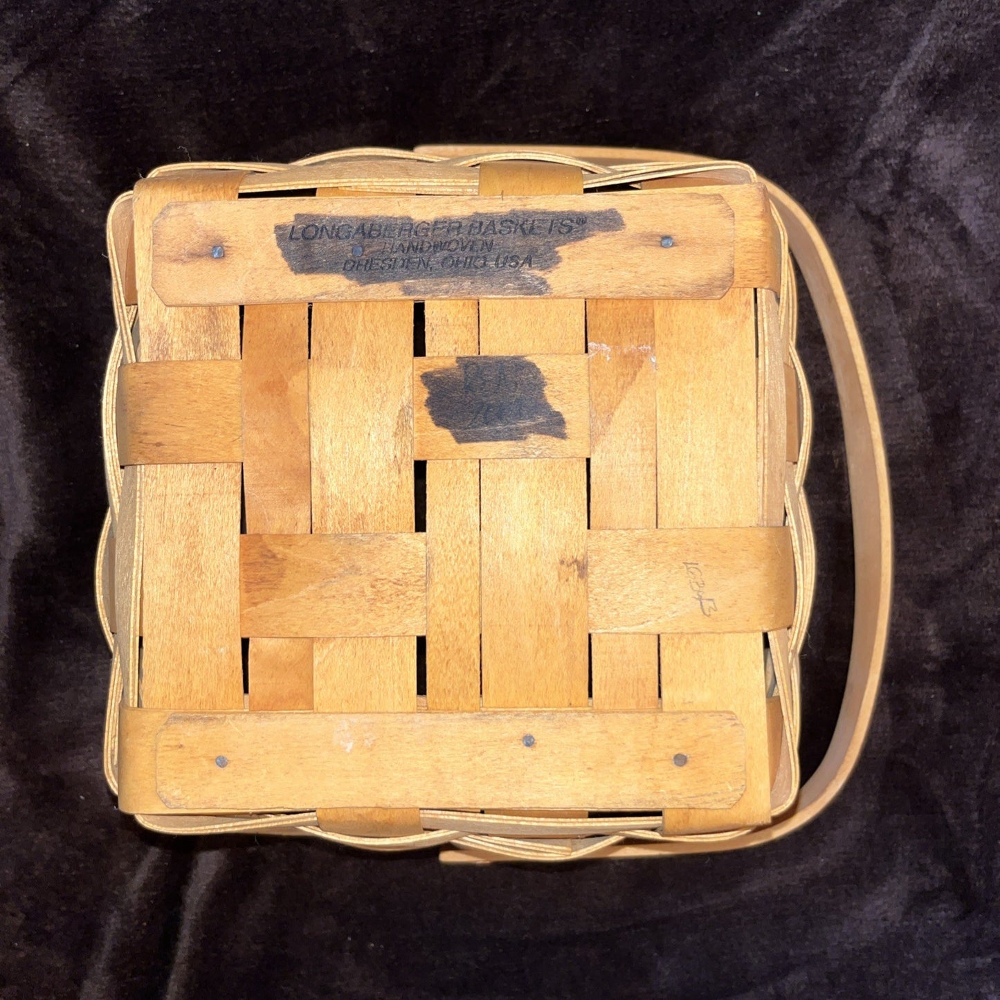 Longaberger Basket 9” x 5” with Handle