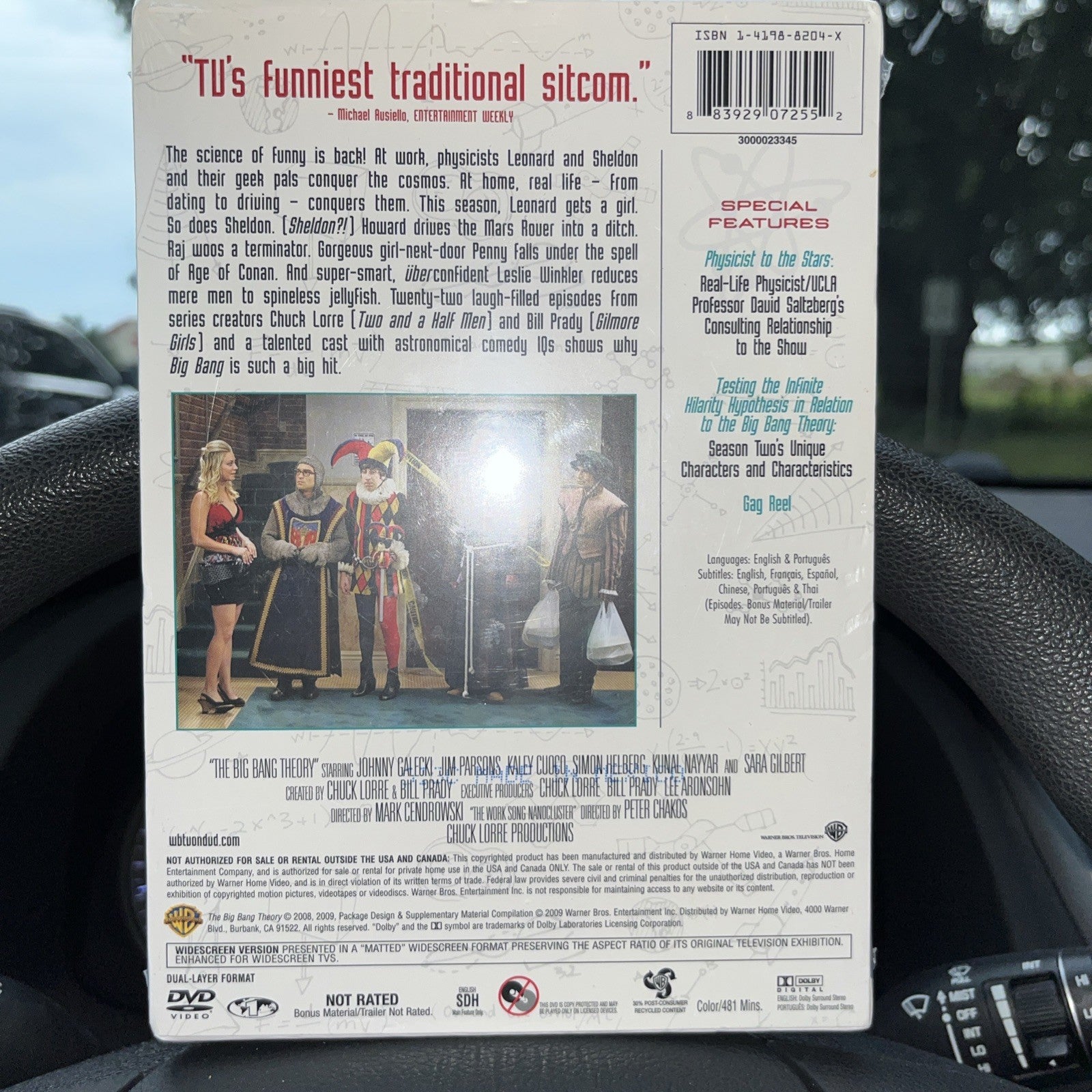 The Big Bang Theory: the Complete Second Season (DVD, 2008)