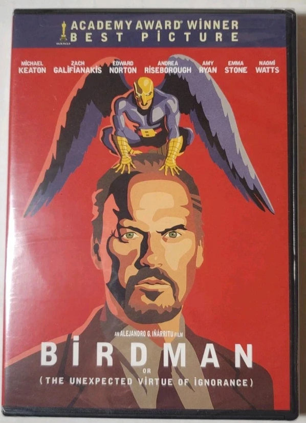 NEW Sealed Birdman: The Unexpected Virtue of Ignorance (DVD 2014) Michael Keaton