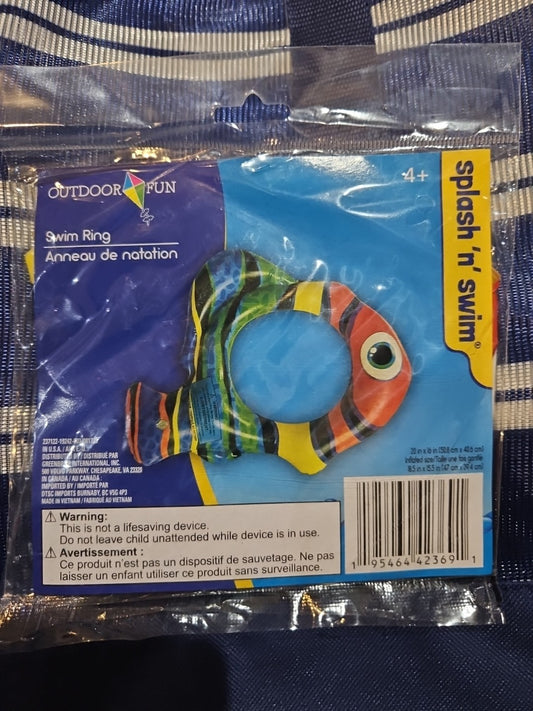 Outdoor Fun Swim Ring 16" x 20" Age 4+