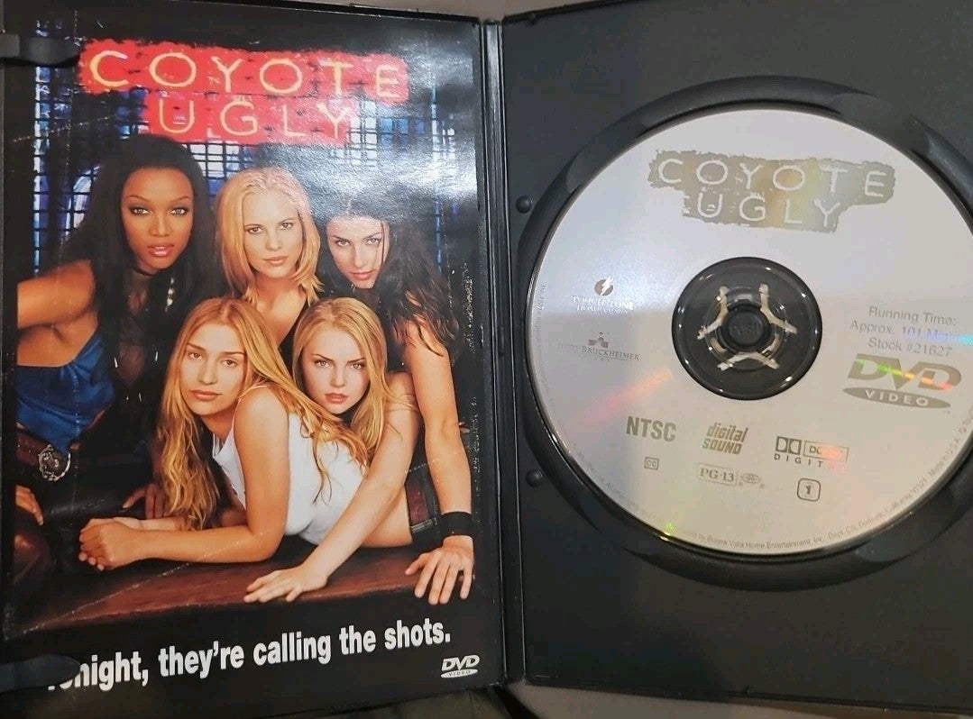 Coyote Ugly (DVD, 2000) Tested cropped, artwork slim case.