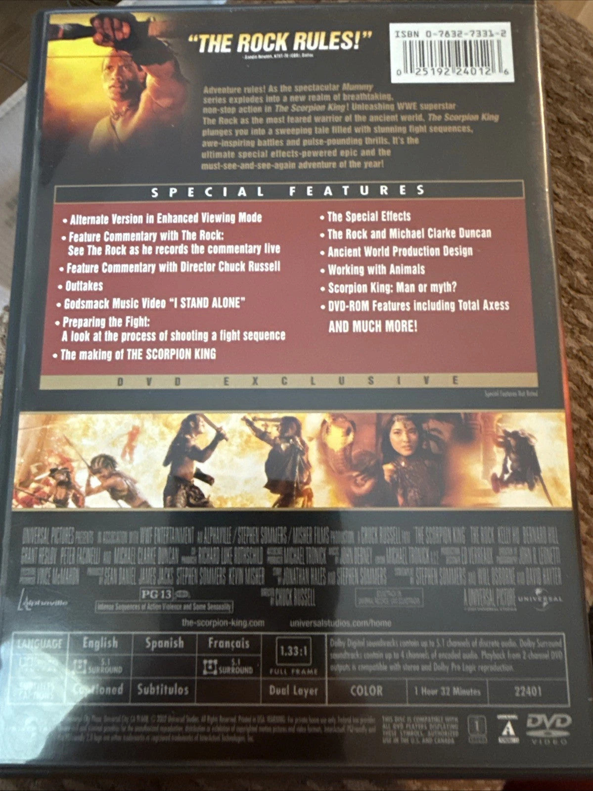 The Scorpion King (DVD) New