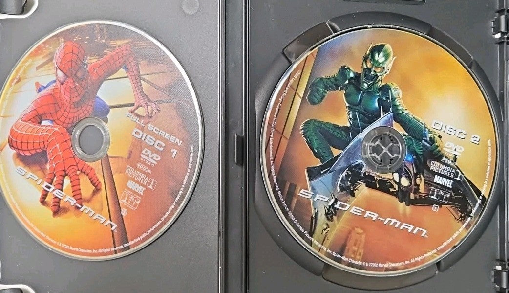 Spider-Man (DVD, 2-Disc Special Ed. Full Frame) Tested. No Scratches. New Case