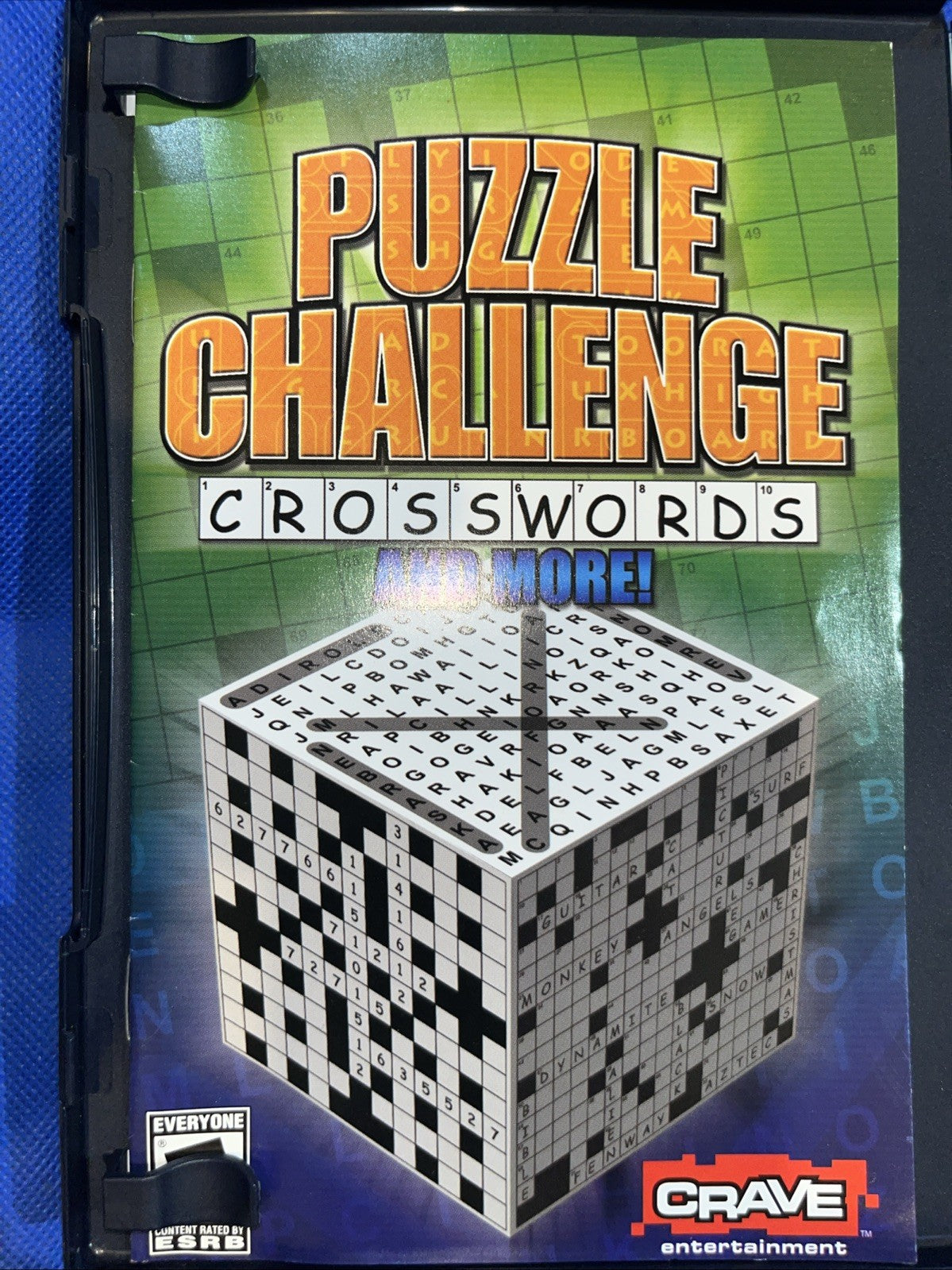 Puzzle Challenge: Crosswords & More (PS2) Mint. Tested. No Scratches. New Case.