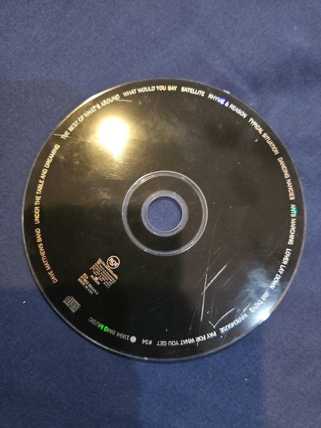 Dave Matthews Band Under The Table And Dreaming (CD) DISC ONLY