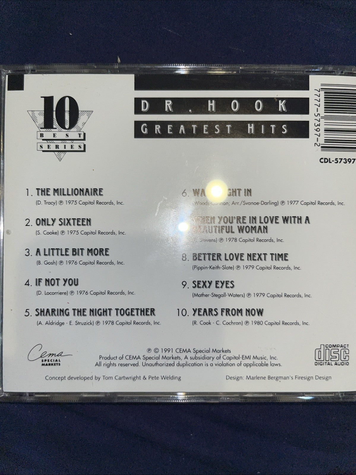 Greatest Hits by Dr. Hook (CD, 1995)