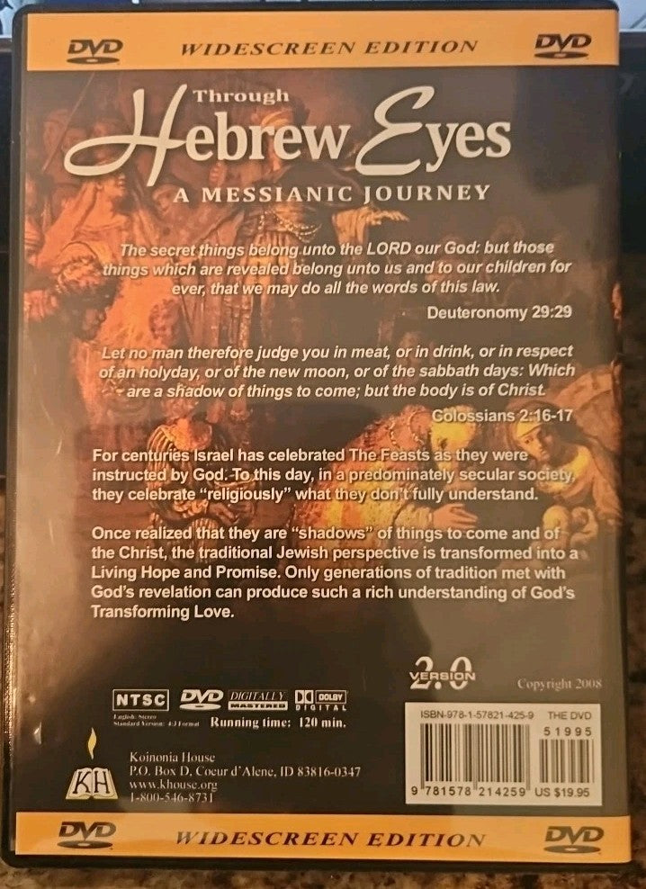 Through Hebrew Eyes : A Messianic Journey by Amir Tsarfati (2008, Dvd)