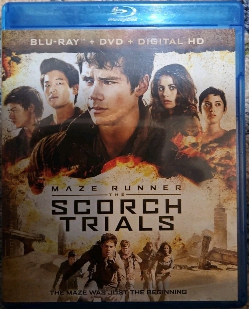 Maze Runner: the Scorch Trials (Blu-ray + DVD. No Digital Download) New Sealed