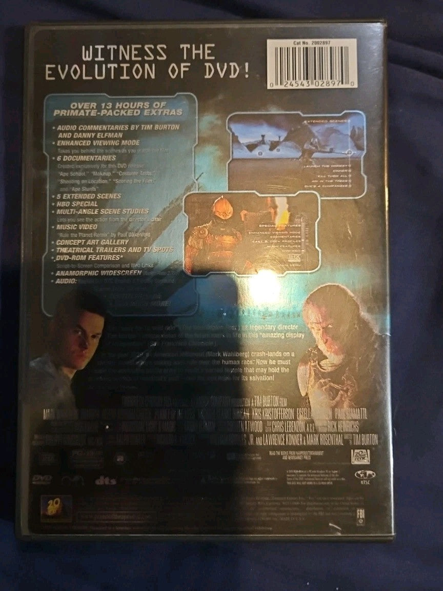 Planet of the Apes (DVD, 2003, 2-Disc Set + Music CD)