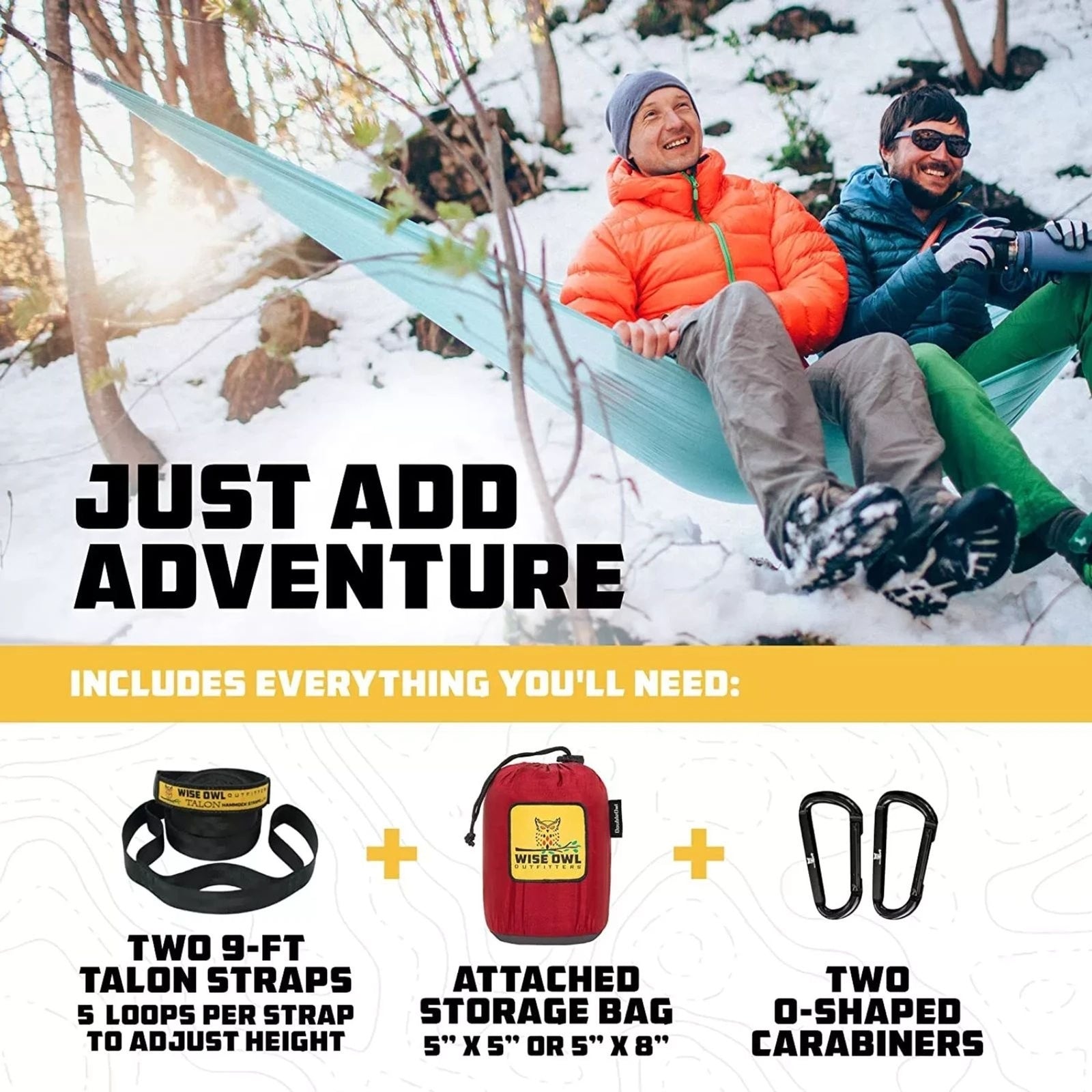 Wise Owl Outfitters - Hammock Camping Set - Factory sealed