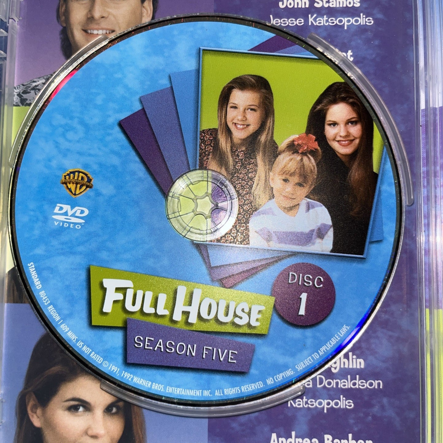 Full House: the Complete Fifth Season (DVD, 1991) Missing Outer Case