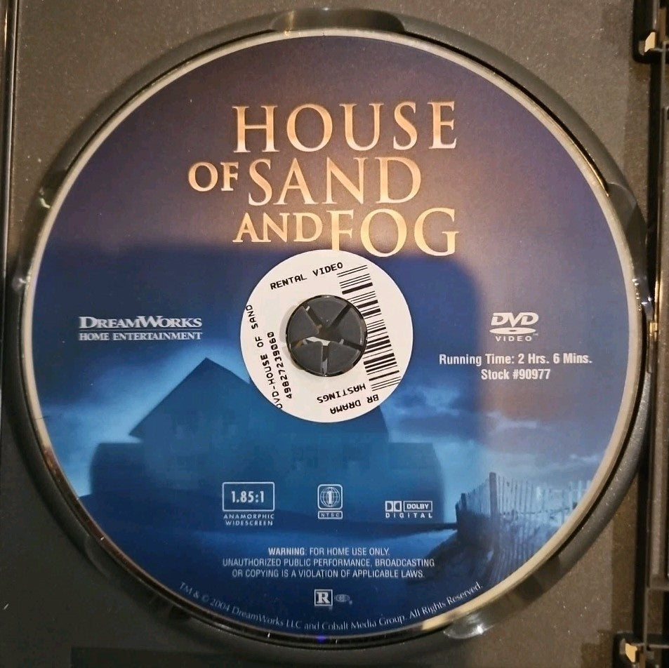 House of Sand & Fog (DVD, 2003)