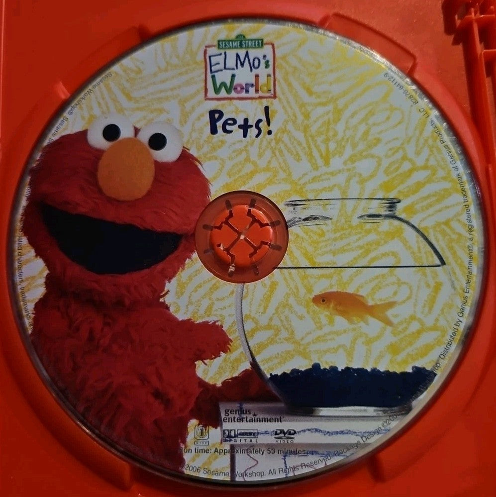 Elmo's World: Pets! (DVD, 2006) Tested. No Scratches. New Case