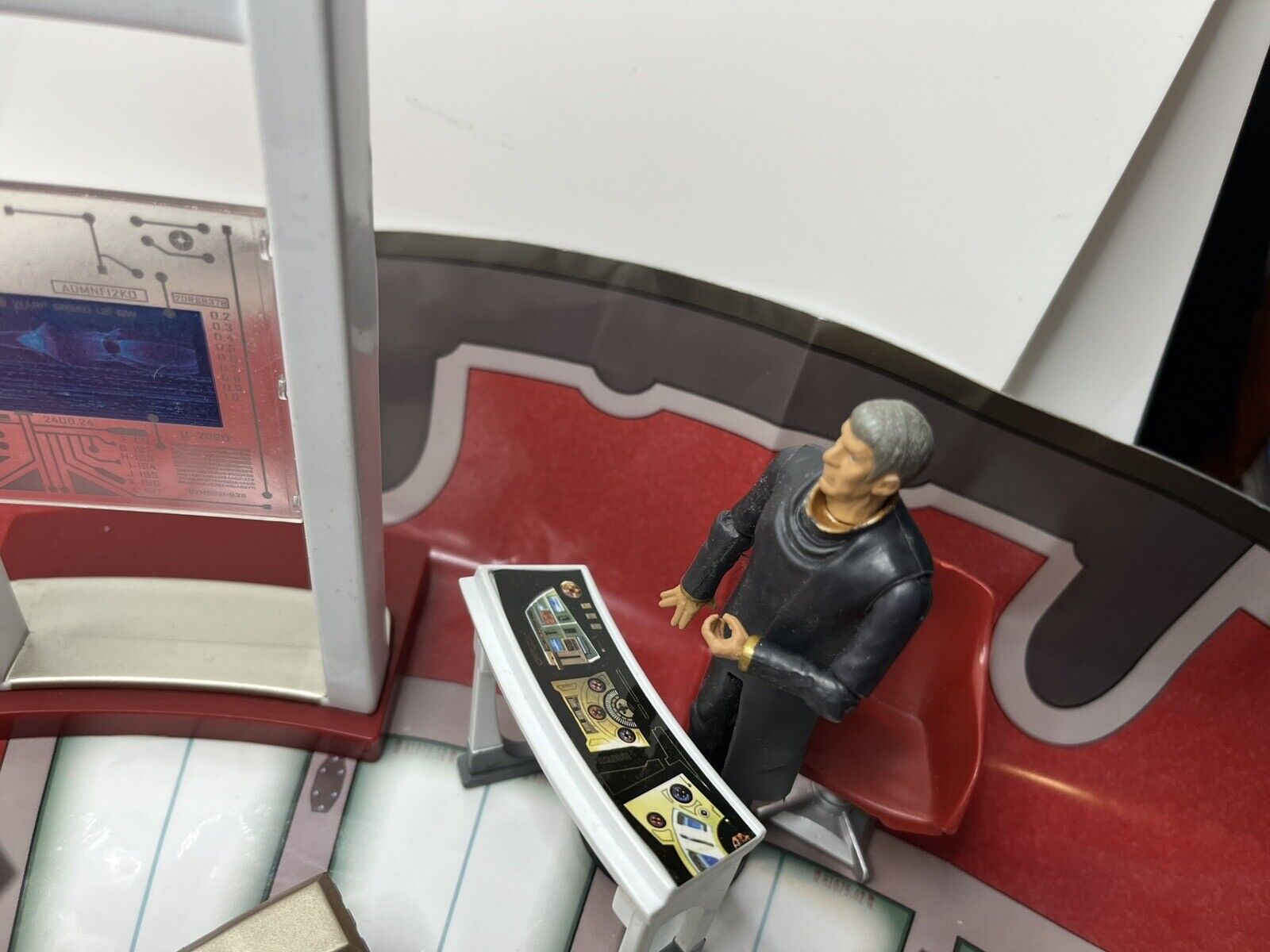 Star Trek USS Enterprise Bridge Playset with Captain Kirk & Old Spock Figure