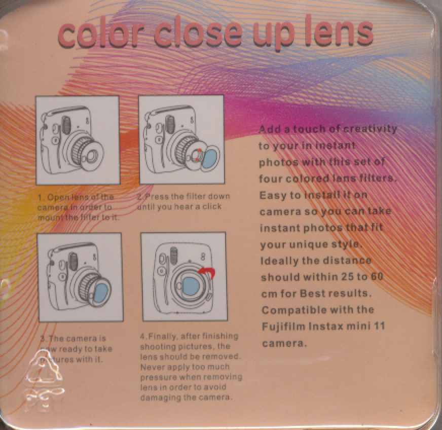 Color Close Up Lens