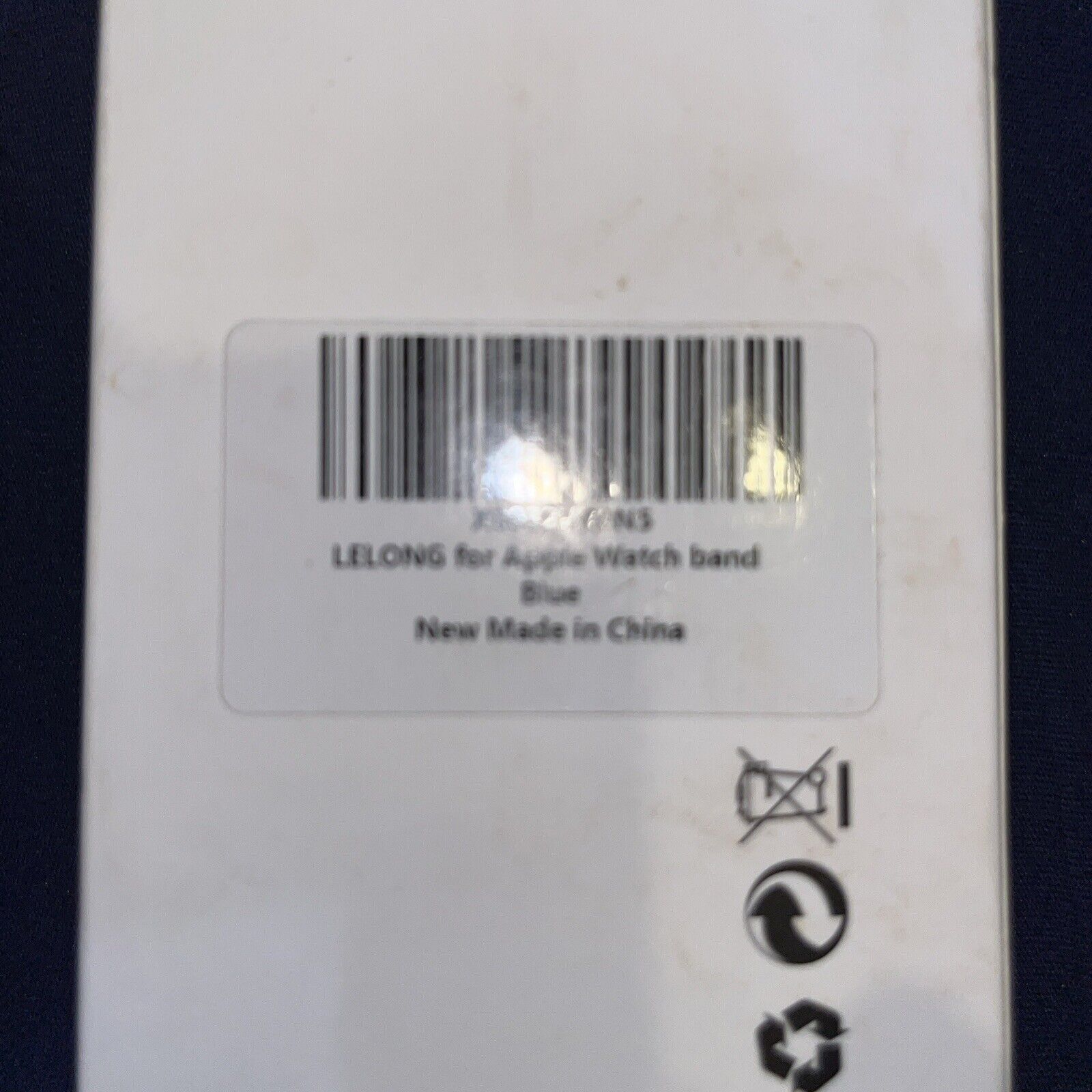 Blue Metalic Apple Watch Band & Link Remover fits 42-45mm Series 4-9 & SE