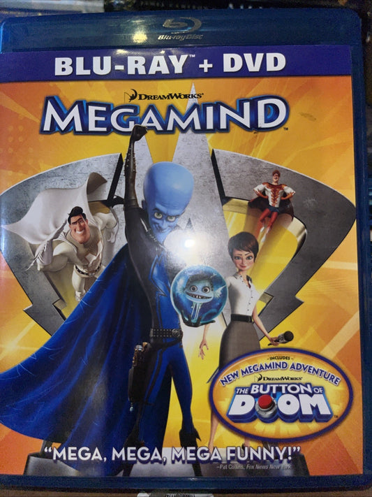 Megamind (Blu-ray, 2010) Sealed. No Digital Download