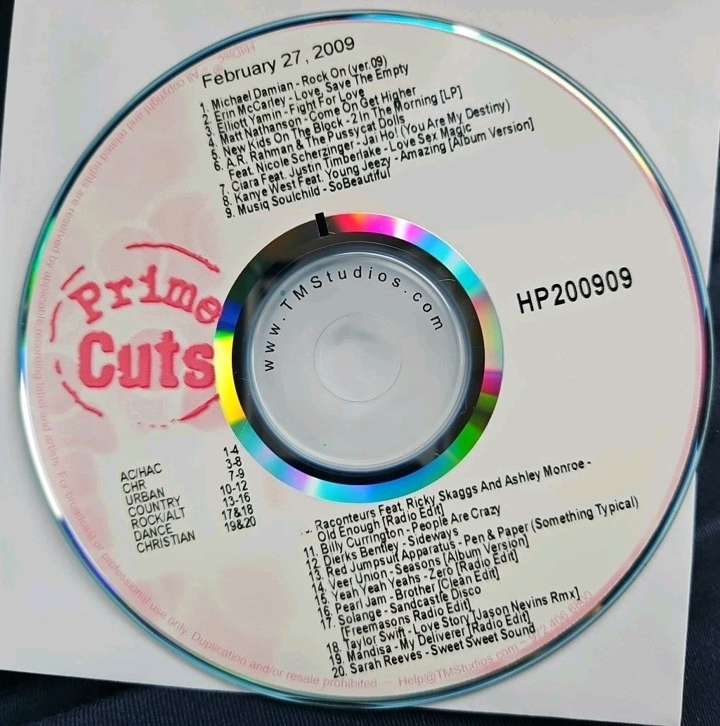 TM Studios Prime Cuts 2008-2009 (CD) 6 DISC SET. DISCS ONLY
