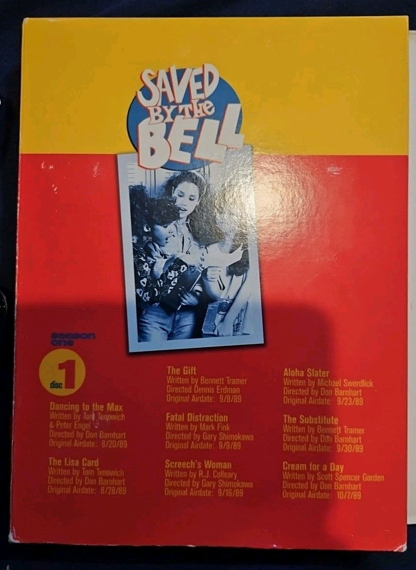 Saved By the Bell - Seasons 1  2 (DVD, 5-Disc Set) Tested. No Scratches