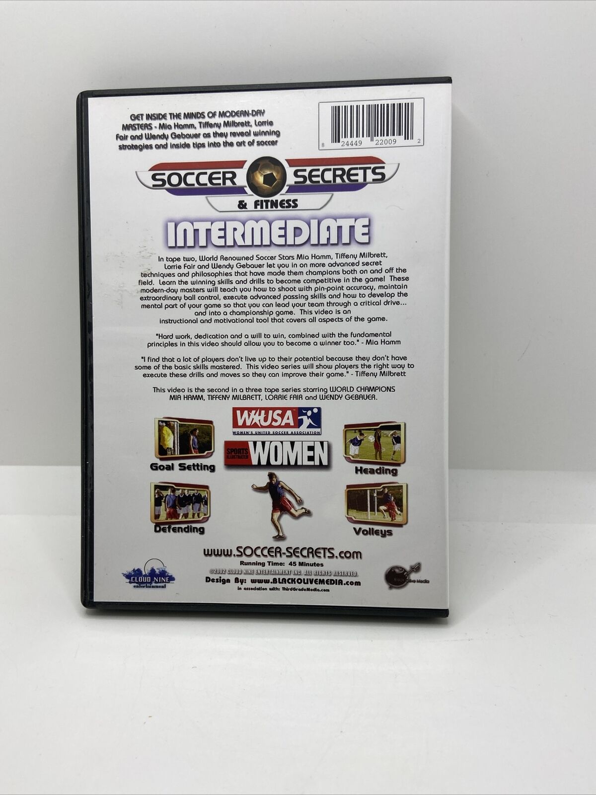 Mia Hamm Soccer Secrets Intermediate DVD