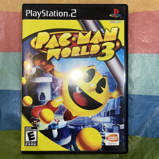 Pac-Man World 3 + PAC-Man World Rally Set  (PS2) Tested. Manuals +Original Cases