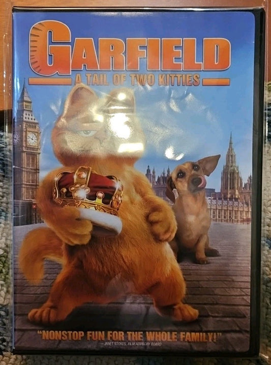 Garfield: a Tail of Two Kitties (DVD) Tested. No Scratches. New Case. Resealed