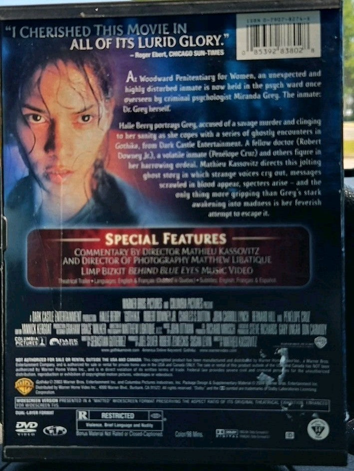 Gothika (DVD, 2004, Widescreen) Tested. 