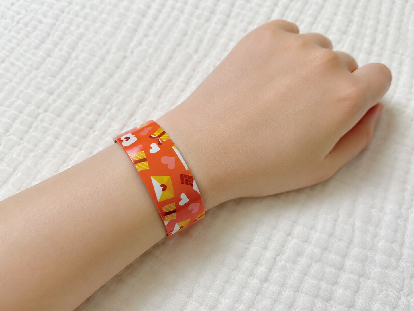 Slap Band Slap Bracelet  Vinyl Coated