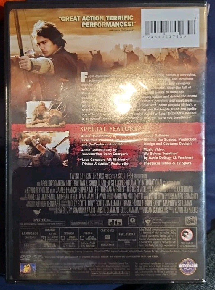 Tristan & Isolde (DVD, 2006, Full Frame)