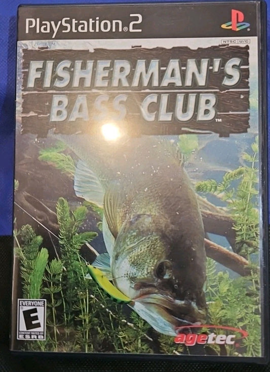 Fisherman's Bass Club - Sony PlayStation 2. Tested. Original Case. CIB
