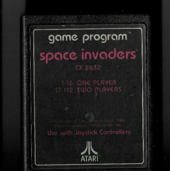 Atari Game Cartridges - Choose the Drop-Down List